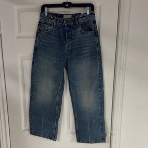 We The Free Relaxed Fit Blue Jeans